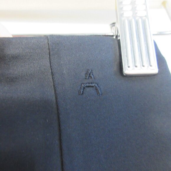 ADAY Throw & Roll Women's Leggings S Blue Zipped Pockets Stretch Running 252 - Picture 6 of 13